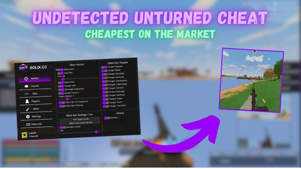 MOST UNDETECTED UNTURNED CHEAT / HACK | SILENT AIM | ESP | UNLOCK ALL