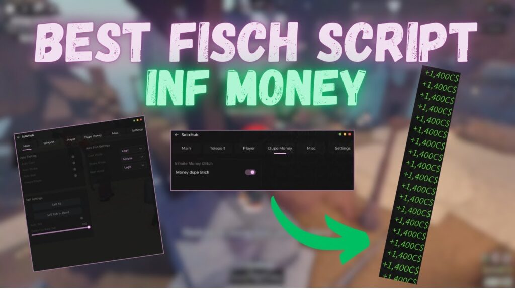 [NEW] FISCH Script GUI / Hack | INF Money + AUTO FISH | *NO KEY*